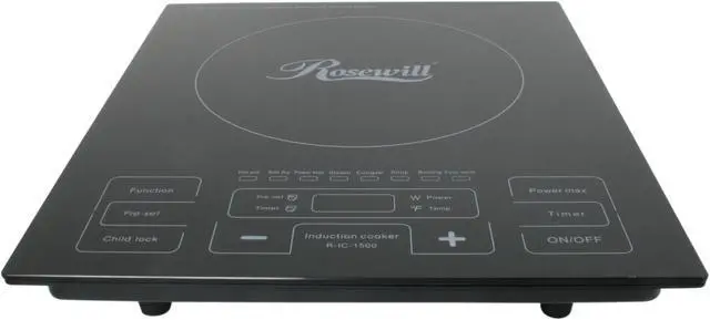 Alt view image 2 of 6 - Rosewill 1500-Watt Induction Cooktop R-IC-1500 (Use Only Flat Bottom Magnetic Cookware)