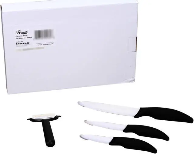 Alt view image 6 of 8 - Rosewill 4-Piece Ceramic Knife and Peeler Set