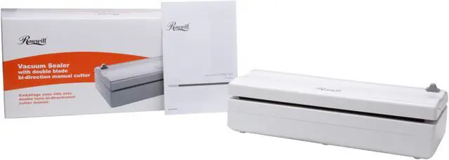 Alt view image 5 of 5 - Rosewill RVCS-11001 Full Vacuum Sealer with Double blade bi-direction manual cutter