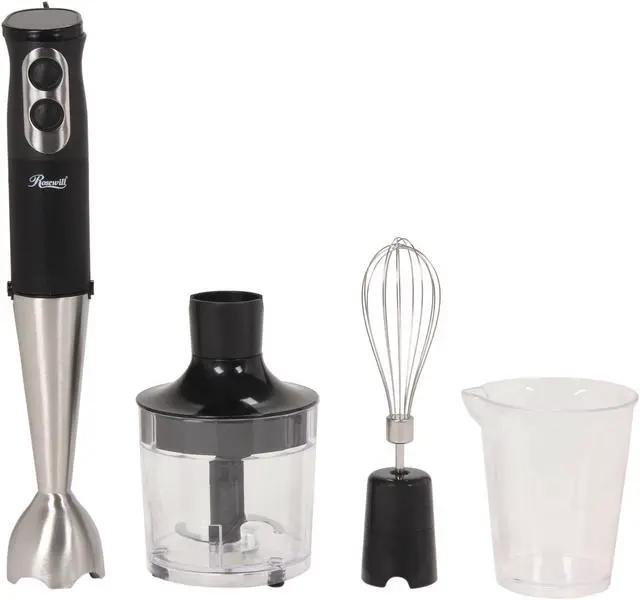 Main image of Rosewill RHHB-11001 White and black Stainless Steel Hand Blender