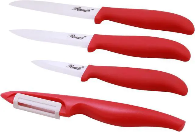 Alt view image 3 of 5 - Rosewill R-CeR-KN-03 5-Piece Ceramic Knife and Cutting Board Set