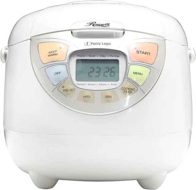 Alt view image 3 of 6 - Rosewill RHRC-13002 White 10-Cup Fuzzy Logic Rice Cooker