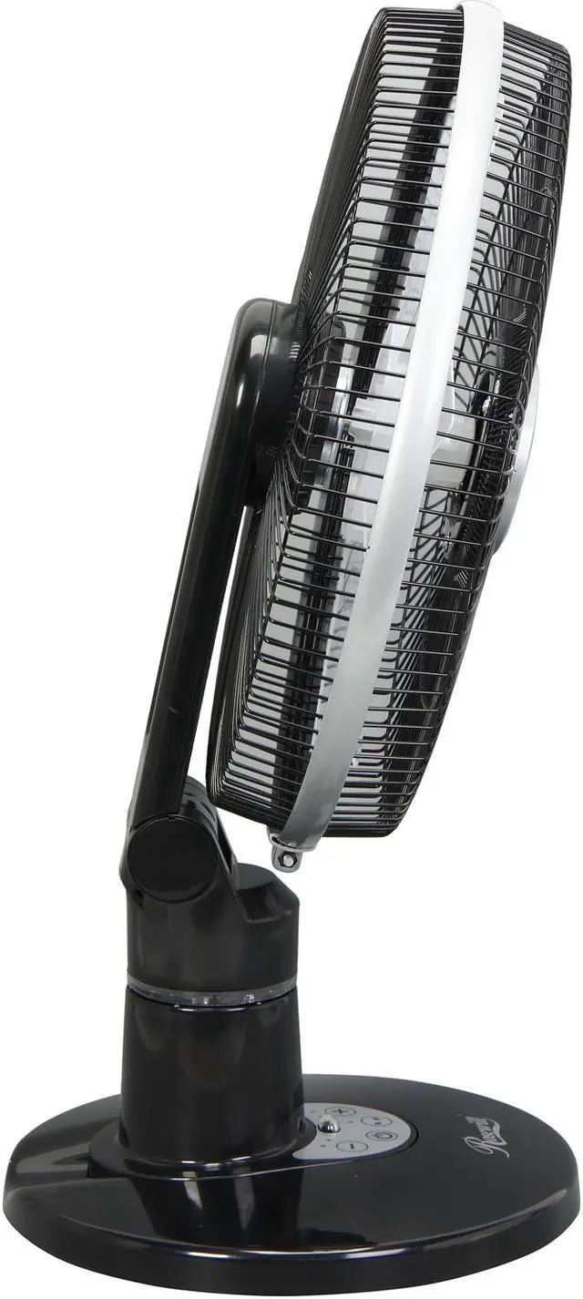 Alt view image 3 of 8 - Rosewill RHFN-14002 – Quiet, 4-Speed 12-Inch Oscillating Table Fan with Remote Control – Black