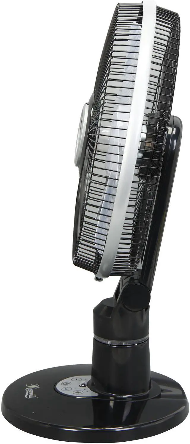 Alt view image 5 of 8 - Rosewill RHFN-14002 – Quiet, 4-Speed 12-Inch Oscillating Table Fan with Remote Control – Black