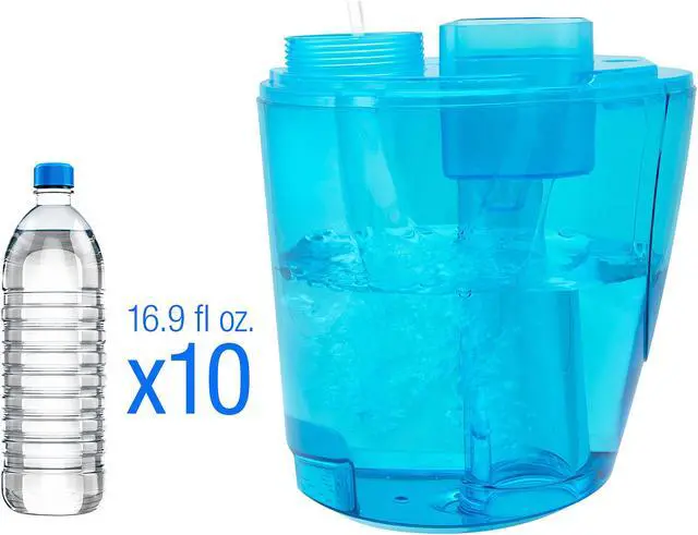 Alt view image 3 of 6 - Rosewill RHHD-14002 - Ultrasonic Humidifier - Dual Cool Mist, 1.3 Gallon (5L) Tank Capacity, Auto Shut-Off with LED Night Light - Black