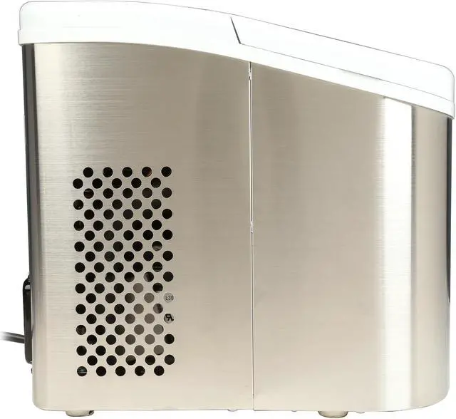 Alt view image 3 of 8 - Rosewill RHIM-15001 26.50 lbs. Portable Ice Maker - Stainless Steel