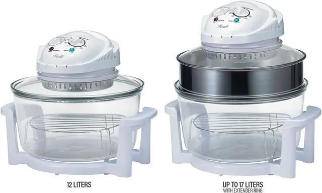 Alt view image 2 of 8 - Rosewill Infrared Halogen Convection Oven, 18-Qt, Bake, Broil, Steam, Roast and Grill, 257 to 482 Fahrenheit Temperature Range, 60-Minute Timer, Extender Ring - (R-HCO-15001)