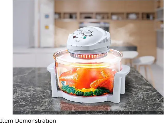 Alt view image 4 of 8 - Rosewill Infrared Halogen Convection Oven, 18-Qt, Bake, Broil, Steam, Roast and Grill, 257 to 482 Fahrenheit Temperature Range, 60-Minute Timer, Extender Ring - (R-HCO-15001)