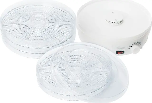 Alt view image 10 of 10 - Rosewill RHFD-15001 Countertop Portable Electric Machine Food Fruit Dehydrator | 95-158°F | 350W
