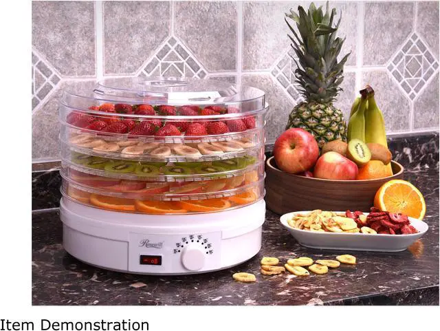 Alt view image 8 of 10 - Rosewill RHFD-15001 Countertop Portable Electric Machine Food Fruit Dehydrator | 95-158°F | 350W
