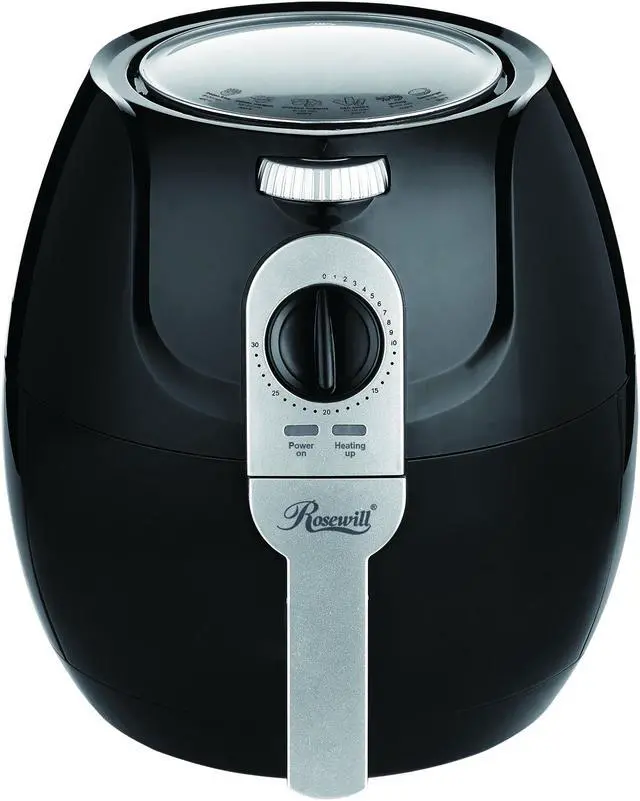 Main image of Rosewill Air Fryer 3.3 Qt, Oilless Air Fryer Oven, 1400-watt Power, Timer and Temperature Control Frying w/Low Fat, Oil Free, RHAF-15004