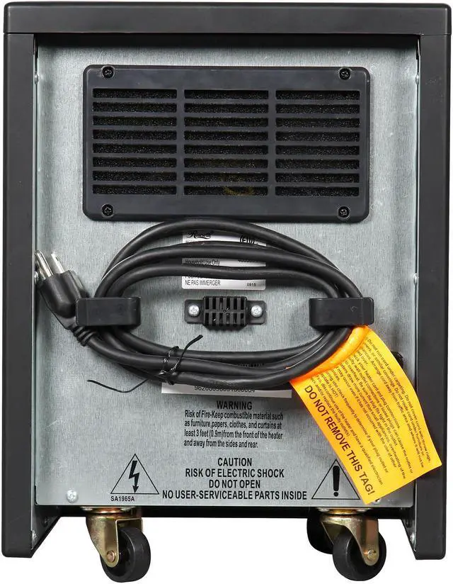 Alt view image 4 of 5 - Rosewill RHCH-15001 1500-Watt Infrared Cabinet Large Room Heater with Remote Control