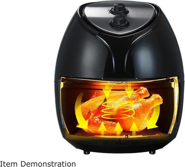 Alt view image 8 of 12 - Rosewill Air Fryer XL 5.8 Quart, Oil-Less Low Fat Deep Fryer RHAF-16003