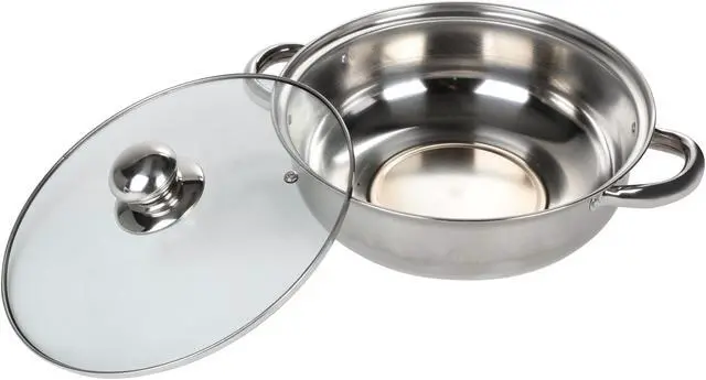 Alt view image 6 of 7 - Rosewill RHAI-16002 Induction Cooker | Large Digital Screen Display | 1800 Watt | 5 Pre-Programmed Cooktop Settings | Stainless Steel Pot |10" 3.5 QT