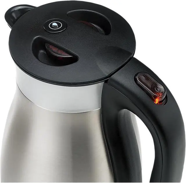 Alt view image 4 of 8 - Rosewill Electric Kettle, Double Wall Vacuum Insulated, Keep Cool or Hot Up to 6 Hours, 1.7 L Stainless Steel Thermal Pot, Fast Rapid Boiling | RHKT-17001