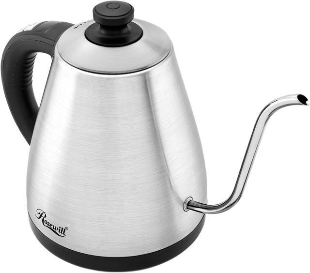 Rosewill 4-Cup Gooseneck Stainless Steel Electric Kettle with Temperature  Control RHKT-17002 - The Home Depot