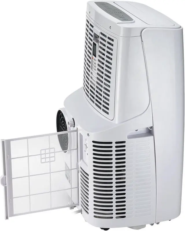 Alt view image 10 of 10 - Rosewill Portable Air Conditioner 12,000 BTU, 4-in-1: AC, Fan, Dehumidifier & Heater, Remote Control, Self-Evaporation, Up to 300 Sq.Ft., White - (RHPA-18003)