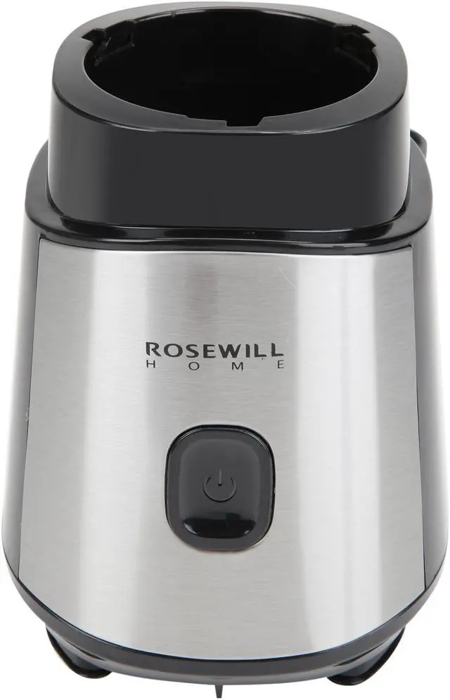 Alt view image 9 of 14 - Rosewill Single Serve Personal Blender for Smoothies, Juices & Shakes, Includes Two 20 oz. BPA-Free Travel Bottles, 300W, Black - (RHBL-18002)