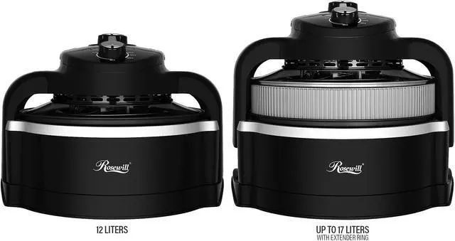 Alt view image 3 of 6 - Rosewill 7.4-Qt Air Fryer Convection Oven Multicooker, Healthy Cooking, Oil-Less, 1000W, 250 to 480 Temperature Range, Infrared Countertop, 60-Minute Timer, Dishwasher Safe - (RHCO-19001)