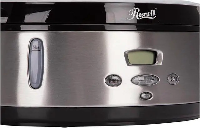 Alt view image 5 of 7 - Rosewill 3 Tier Digital Food Steamer with BPA-Free Stackable Baskets, 90-Minute Timer with Quick Heating Function, 9.5-Qt, 800W - RHST-20001