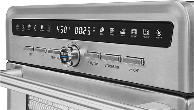 Alt view image 4 of 7 - Rosewill Air Fryer Convection Toaster Oven, 26.4 Qt, 10 Cooking Presets, Built-In Timer, Digital Display, Includes 4 Trays and Recipe Book, Stainless Steel - (RHTO-20001)