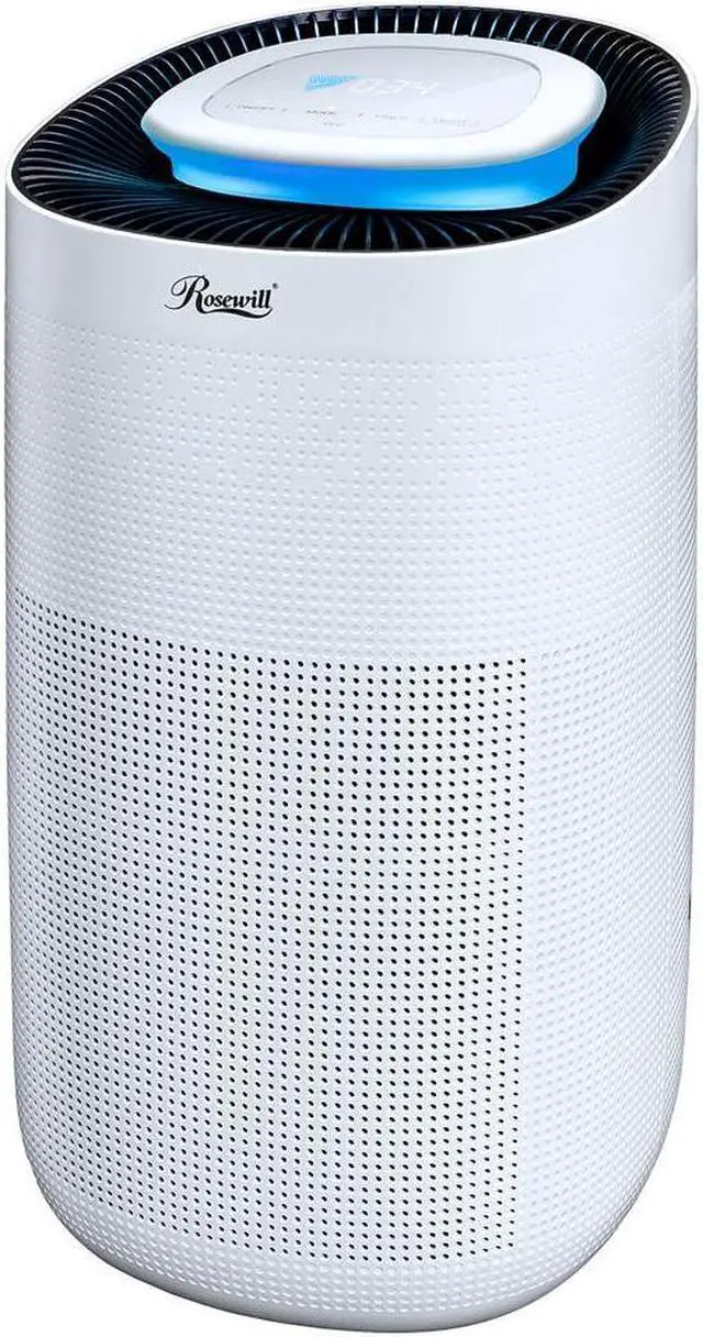 Main image of Rosewill True HEPA Large Room Air Purifier for Home or Office, Removes Dust, Pet Dander, Smoke, Pollen, Odor, 4 Wind Speeds, Child Lock, UV Light, Digital Control Panel, 8-Hour Timer - (RHAP-20002)