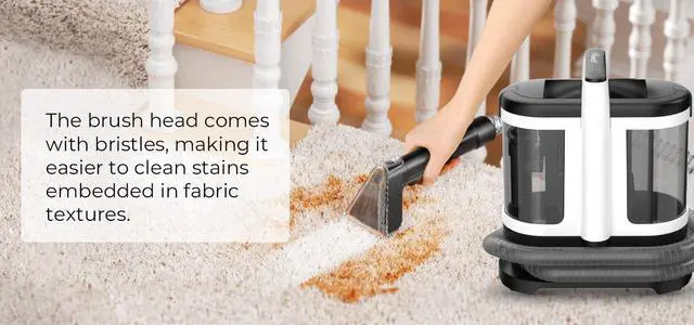 Alt view image 6 of 7 - Rosewill Multi-Purpose Portable Carpet and Upholstery Cleaner, Powerful Suction10 kpa Spot Cleaner ,Car and Auto Detailer, Stain/Spot Remover;  Versatile Use: Carpet, Sofa, Pet Hair Use