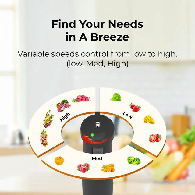 Alt view image 4 of 7 - Rosewill 6-in-1 Multi-Speed Cordless Rechargeable Immersion Hand Blender,  Heavy Duty Motor - Stick Blender, Beaker, Whisk, Chopper, Dual Beater, Milk Frother - For Smoothies, Baby Food, Soup - Black