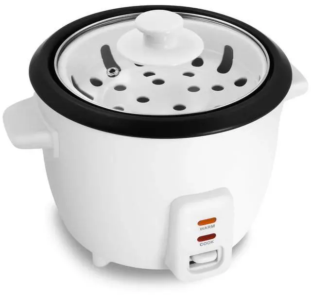 Main image of Elite Cuisine ERC500 6 Cup Non-Stick Rice Cooker with Steam Tray