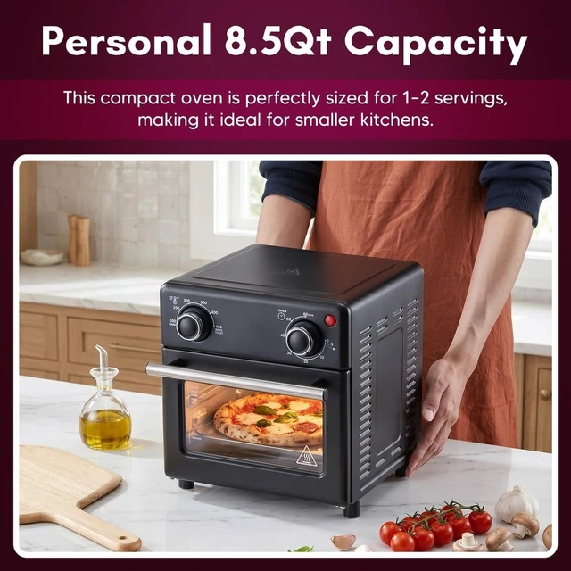 Alt view image 2 of 6 - Elite Cuisine EAFL2052 8.5qt Air Fryer Oven