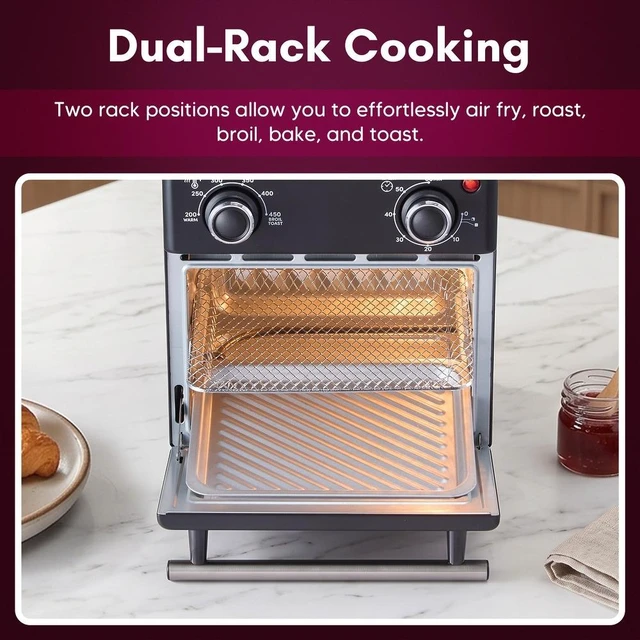 Alt view image 4 of 6 - Elite Cuisine EAFL2052 8.5qt Air Fryer Oven