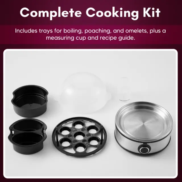 Alt view image 3 of 5 - Elite Gourmet EGCL2510 7-Eggs Cooker