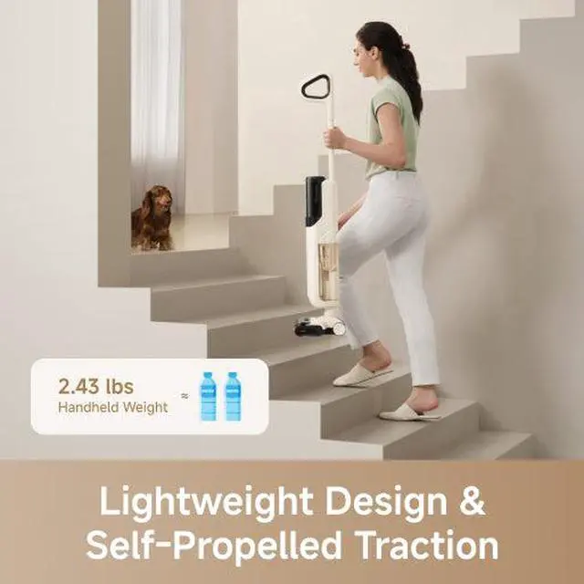 Alt view image 7 of 9 - Mova K30 Se Wet Dry Vacuum & Lie-Flat Design & Dual