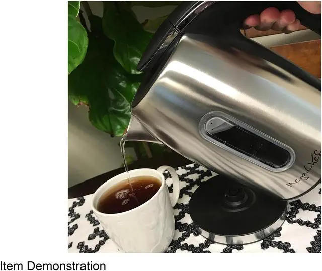 Alt view image 8 of 11 - MegaChef MGKTL-1215 Stainless Steel 1.2Lt. Stainless Steel Electric Tea Kettle