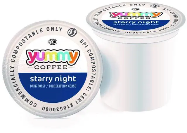Alt view image 3 of 5 - YUMMY COFFEE Night Dark Roast Flavored Coffee Pods (20 Counts)