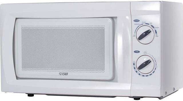 Commercial Chef 0.6 Cu. ft. Microwave Oven White