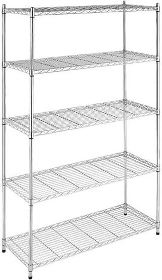Main image of Whitmor Supreme 5 Tier Shelving Chrome