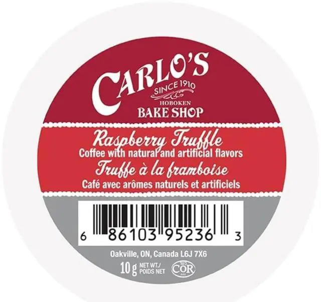 Alt view image 2 of 5 - CARLO'S BAKE SHOP Raspberry Truffle Flavored Coffee Pods (24 Count)