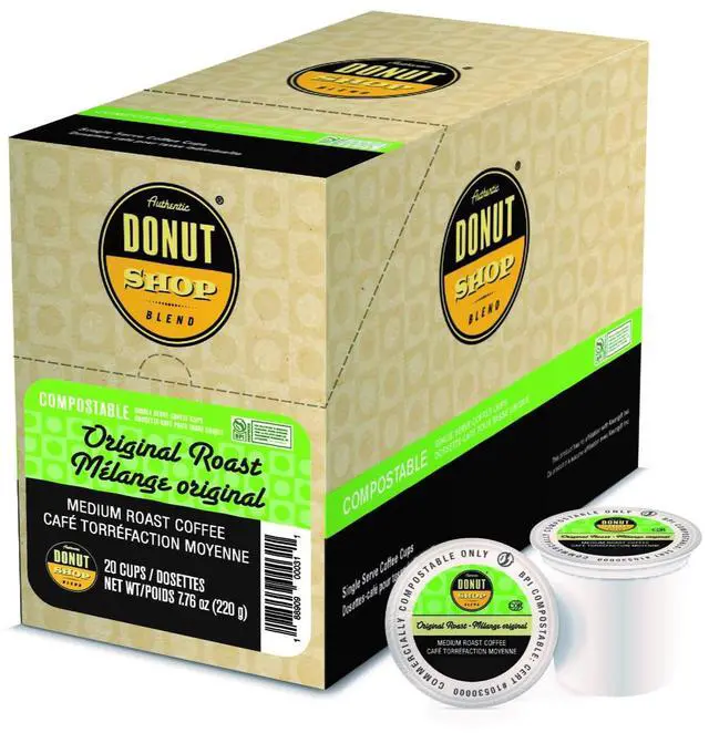 Main image of AUTHENTIC DONUT SHOP BLEND Original Roast Coffee Pods (20 Counts)