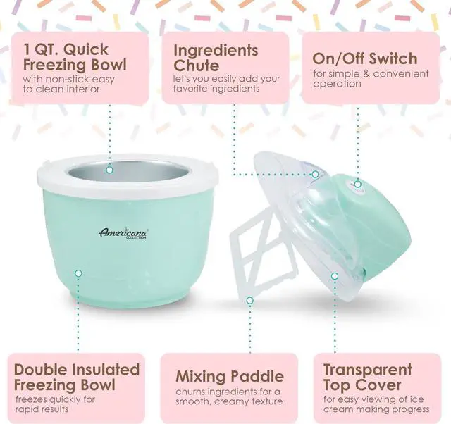 Alt view image 2 of 7 - Elite EIM520M Ice Cream Maker