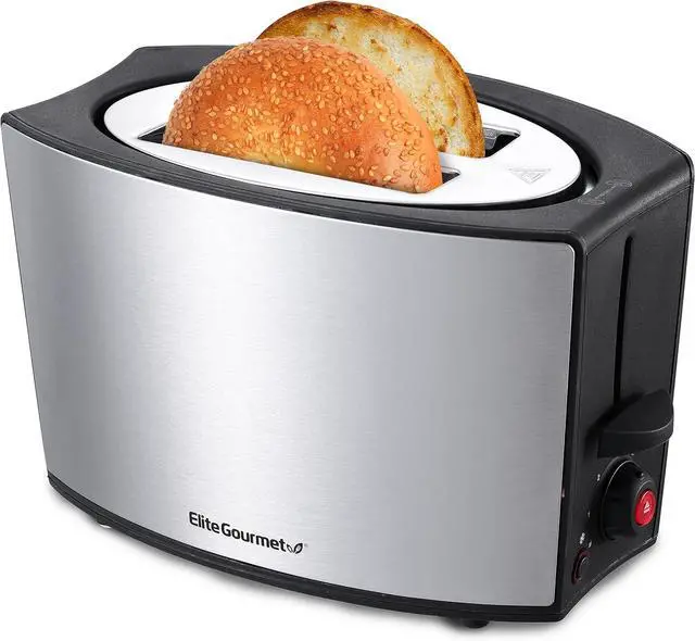 Main image of Elite Gourmet ECT2428 Extra Wide 1.25” Slot 2-Slice Toaster
