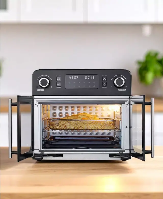 Alt view image 11 of 11 - Elite Cuisine 23 Liter French Door Air Fryer Oven EAF9202