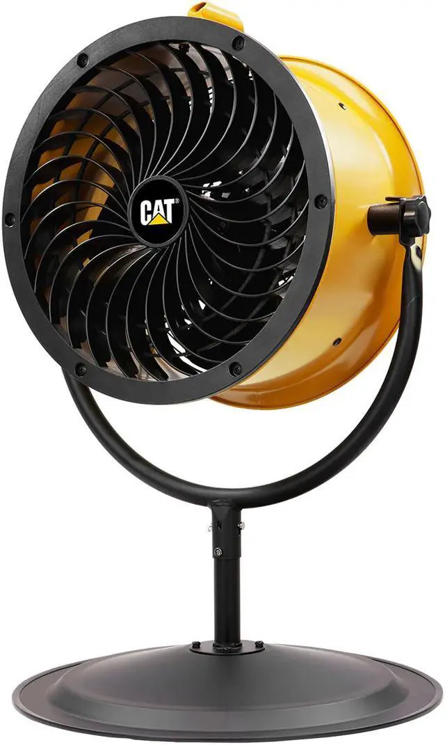 Alt view image 5 of 6 - CATERPILLAR HVPD-14AC-YW 14-inch High Velocity Pedestal Drum Fan, Yellow