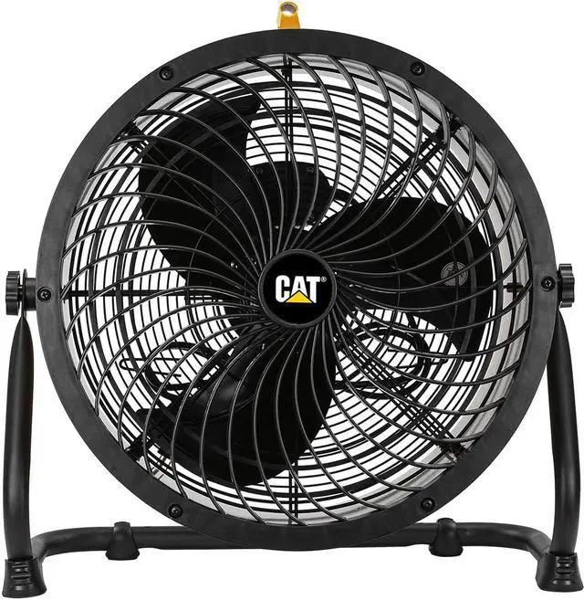 Alt view image 2 of 5 - CATERPILLAR HVD-18AC-YW 18-inch High Velocity Drum Air Circulator Fan, Yellow