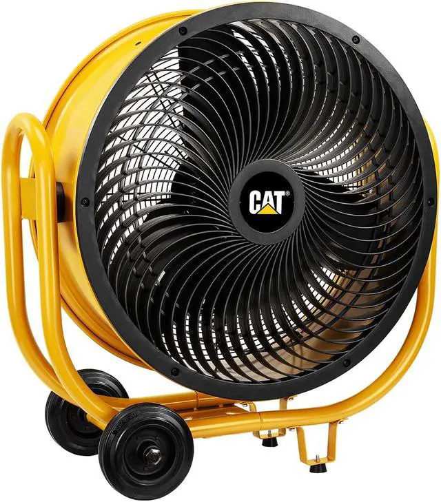 Alt view image 3 of 5 - CATERPILLAR HVD-24AC-YW 24-inch High Velocity 3-Speed Air Circulator Fan, Yellow