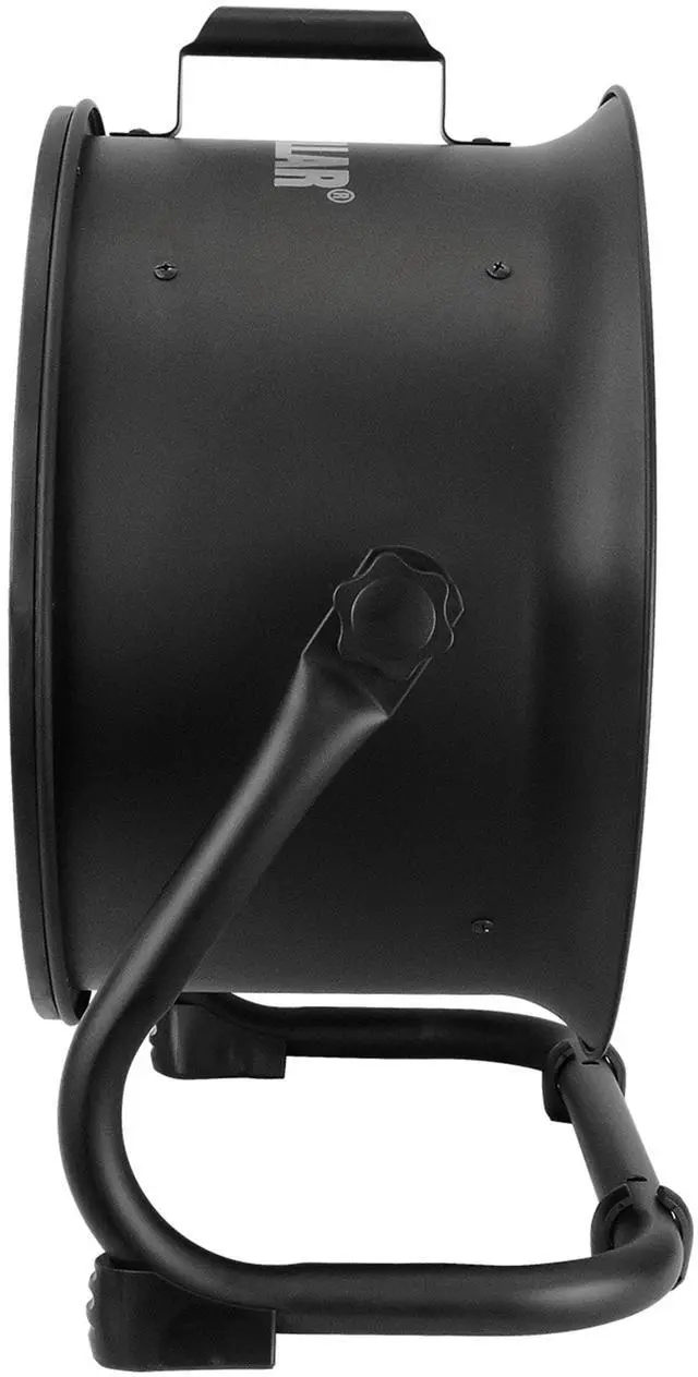 Alt view image 5 of 12 - Caterpillar® fan (CF-HVD-14AC-BK) 14”-Blade High-Velocity Drum Fan Heavy Duty Industrial Grade (Black, 2-in-1): 2,300 CFM, 4-Speed, 360 Degree Adjustable Drum Head