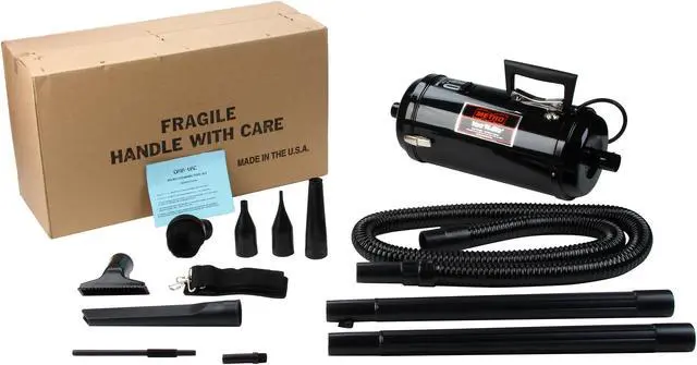 Alt view image 6 of 6 - MetroVac VNB-83BA Vac N Blo Canister Vacuum Cleaner & Air Blower Black