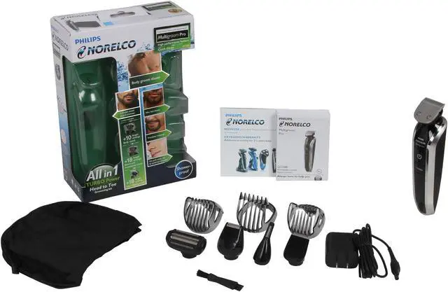 Alt view image 9 of 9 - Philips Norelco QG3380/42 Grooming kit, Head to Toe