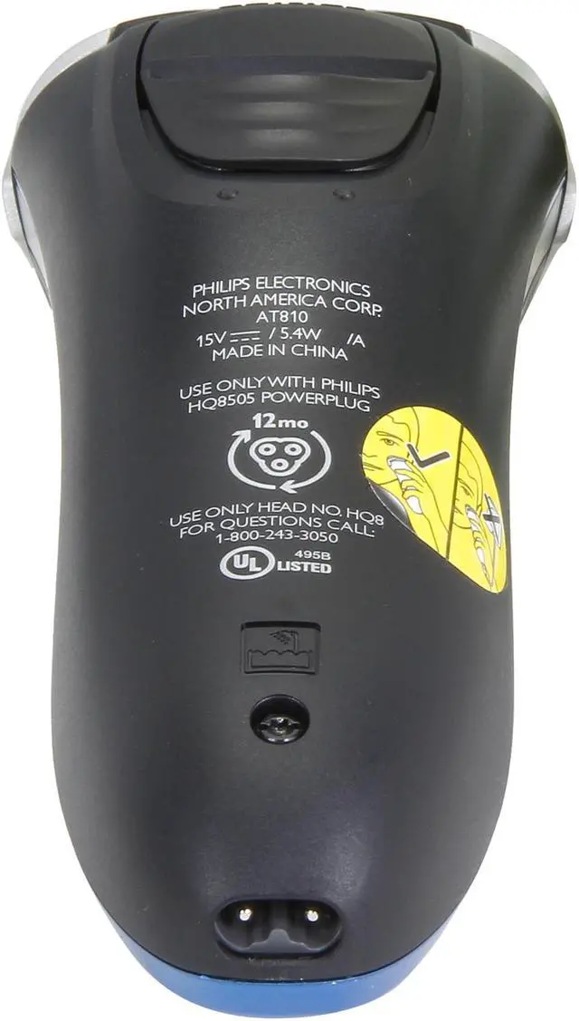 Alt view image 4 of 6 - Philips Norelco Series 4000 AT810/41HP PowerTouch with Aquatec electric razor with bonus Neutrogena Men Sensitive Skin Shave Cream 5.1 oz, Neutrogena Men Triple Protect Face Lotion 1.7 oz with sunscre