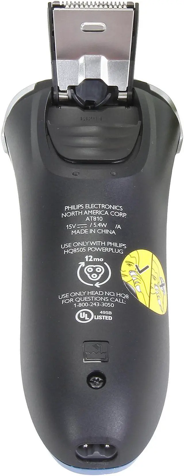 Alt view image 5 of 6 - Philips Norelco Series 4000 AT810/41HP PowerTouch with Aquatec electric razor with bonus Neutrogena Men Sensitive Skin Shave Cream 5.1 oz, Neutrogena Men Triple Protect Face Lotion 1.7 oz with sunscre